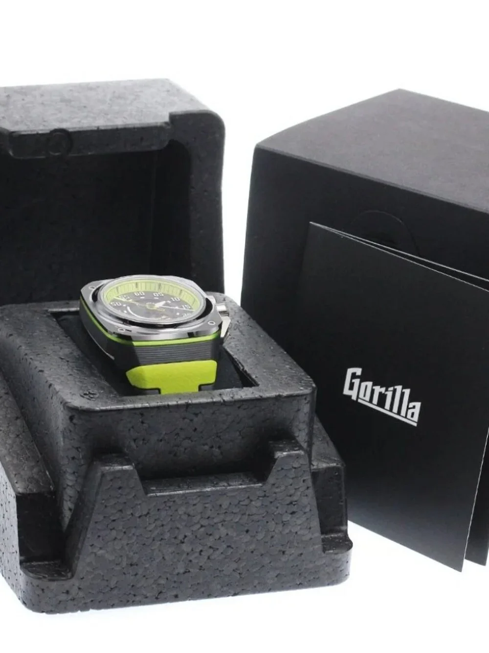 Gorilla Fastback GT Acid Green FBY35.0 black Dial Automatic Men's Watch_973063